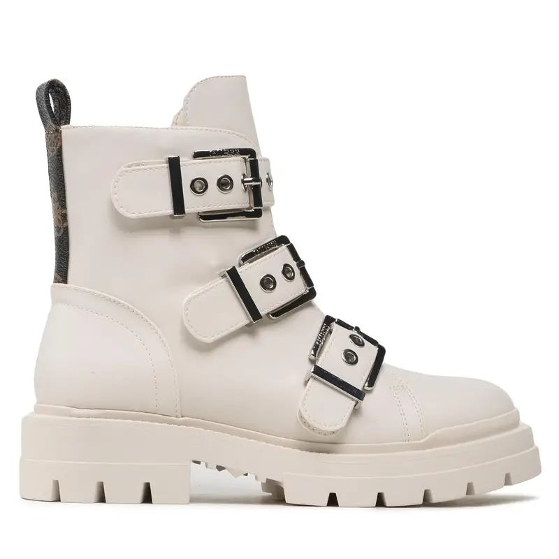 Stivaletti Guess FL7OBI LEA10 Écru Écru