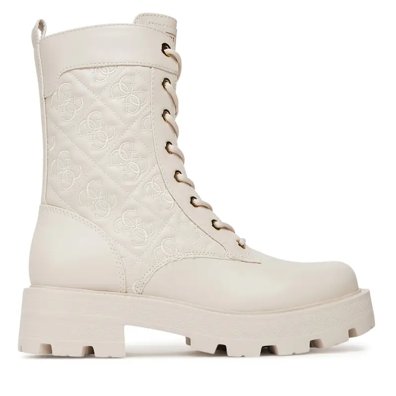Stivaletti Guess FLTYAN ELE10 Écru Écru