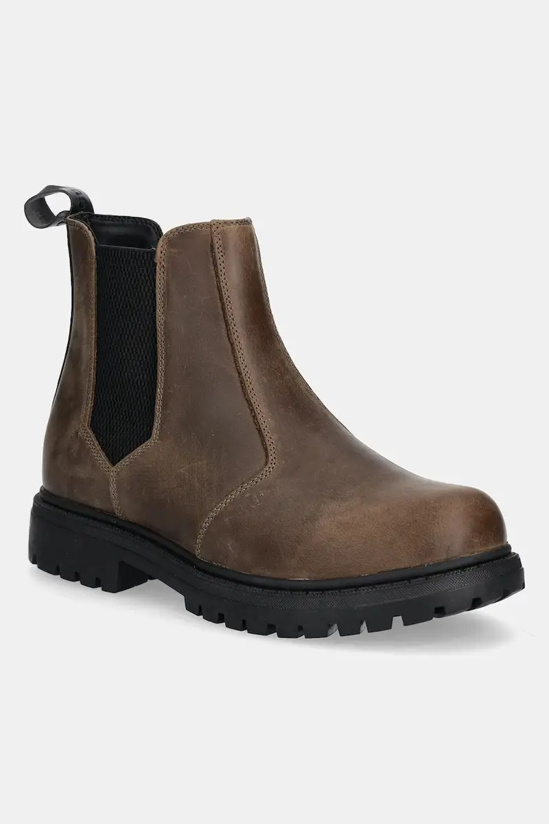 stivaletti in nabuck SIDNEY BEATLES colore marrone FMFSBE LEA15