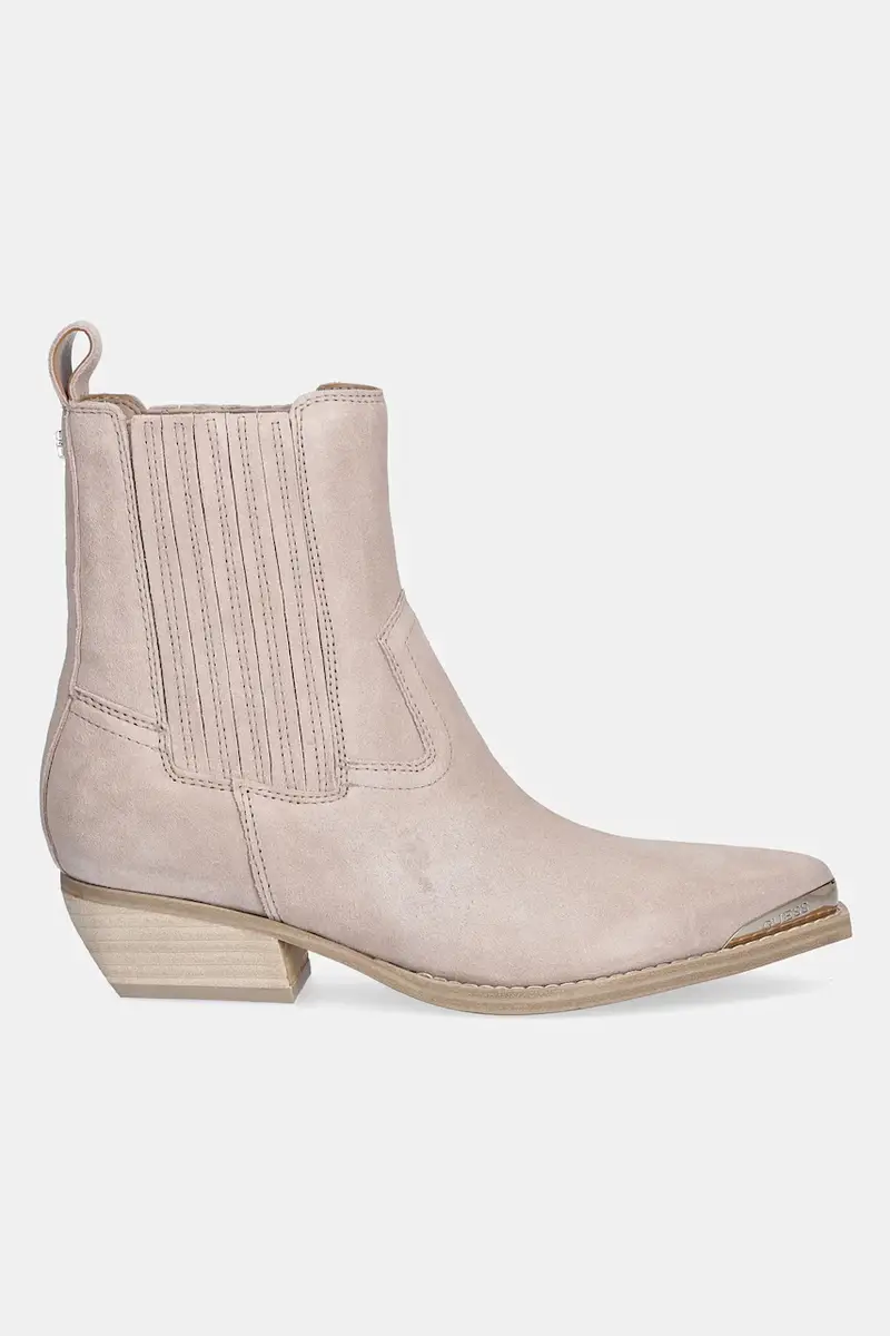 stivali cowboy in pelle scamosciata LANNA2 donna colore beige FLTLN2 SUE10 miniatura 2