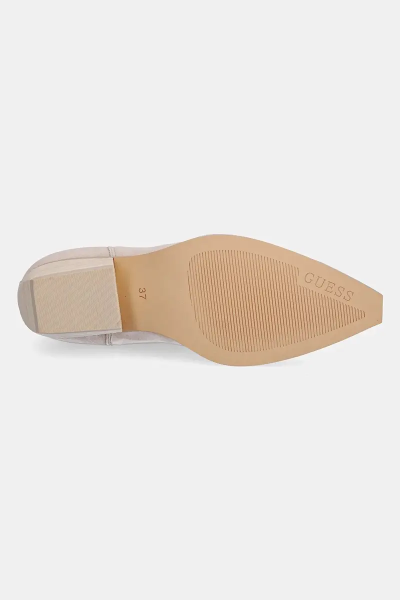 stivali cowboy in pelle scamosciata LANNA2 donna colore beige FLTLN2 SUE10 miniatura 5