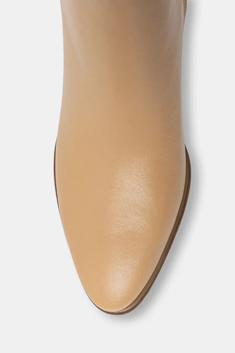 stivali in pelle PERINNA donna colore beige FLFPER LEA11 miniatura 4