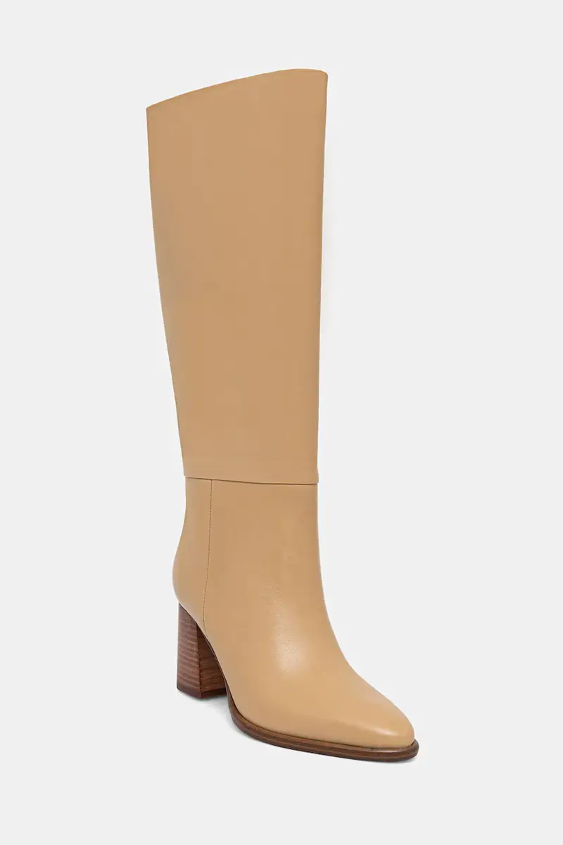 stivali in pelle PERINNA donna colore beige FLFPER LEA11