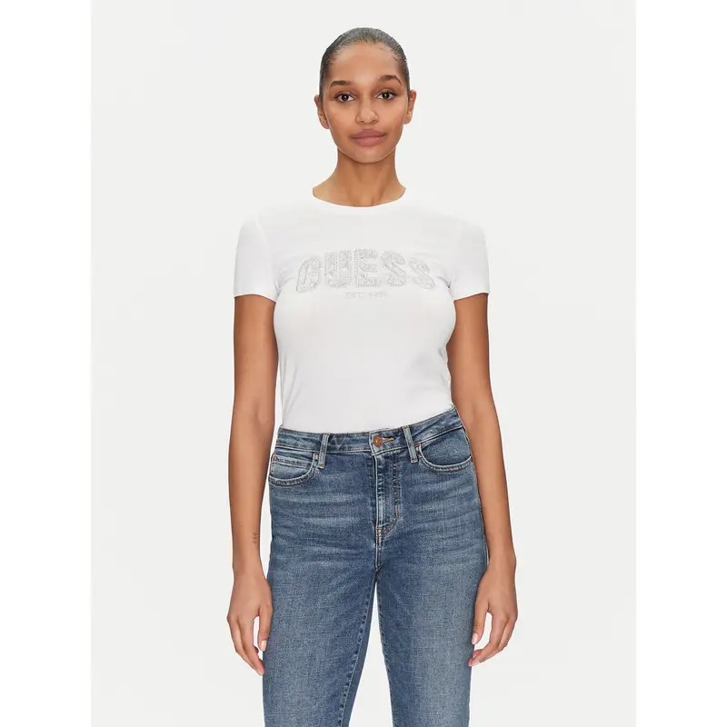 Guess T-shirt Bianco 3216533
