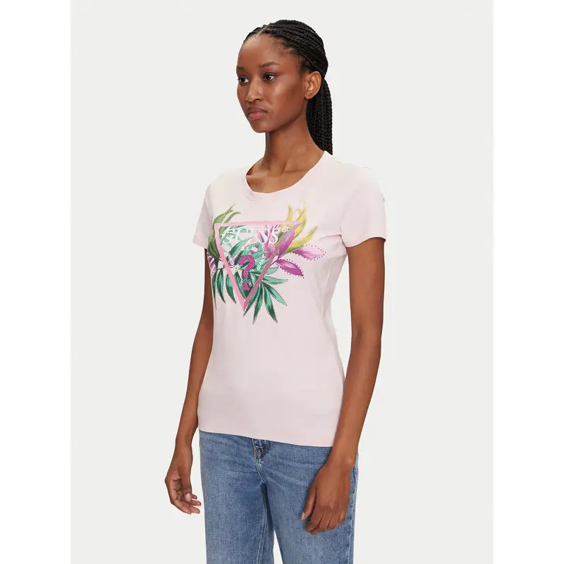Guess T-shirt Rosa 3216539
