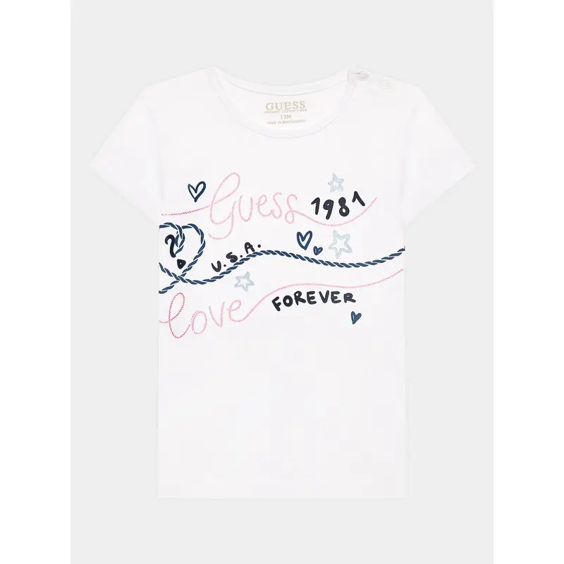 Guess T-shirt Bianco 3202077