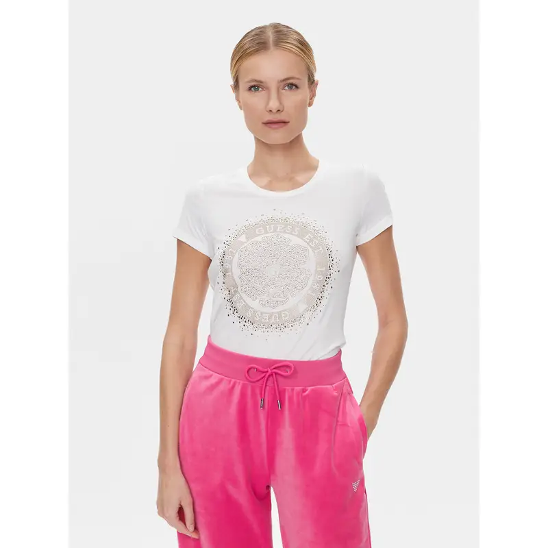 Guess T-shirt Bianco 3203592