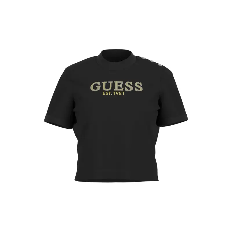 T-shirt da donna a girocollo Guess Washed