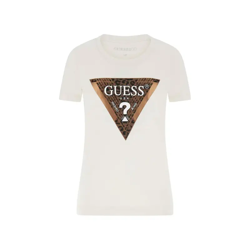 T-shirt da donna Guess Leo Triangle