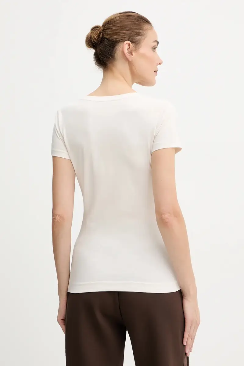 Guess T-shirt Donna Beige 3840367 miniatura 3