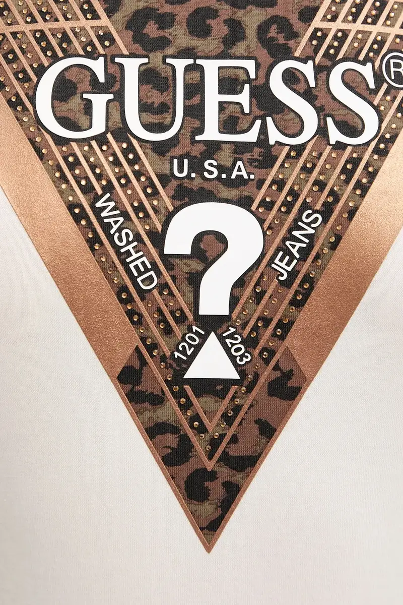 Guess T-shirt Donna Beige 3840367 miniatura 5