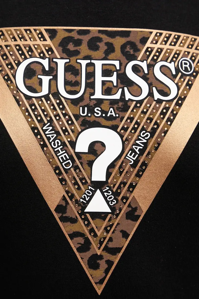 Guess T-shirt Donna Nero 3847395 miniatura 5