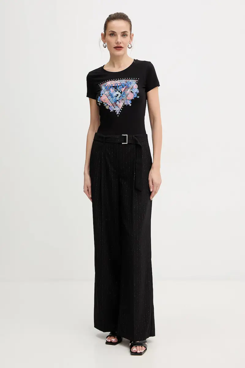 Guess T-shirt Donna Nero 3847326 miniatura 2