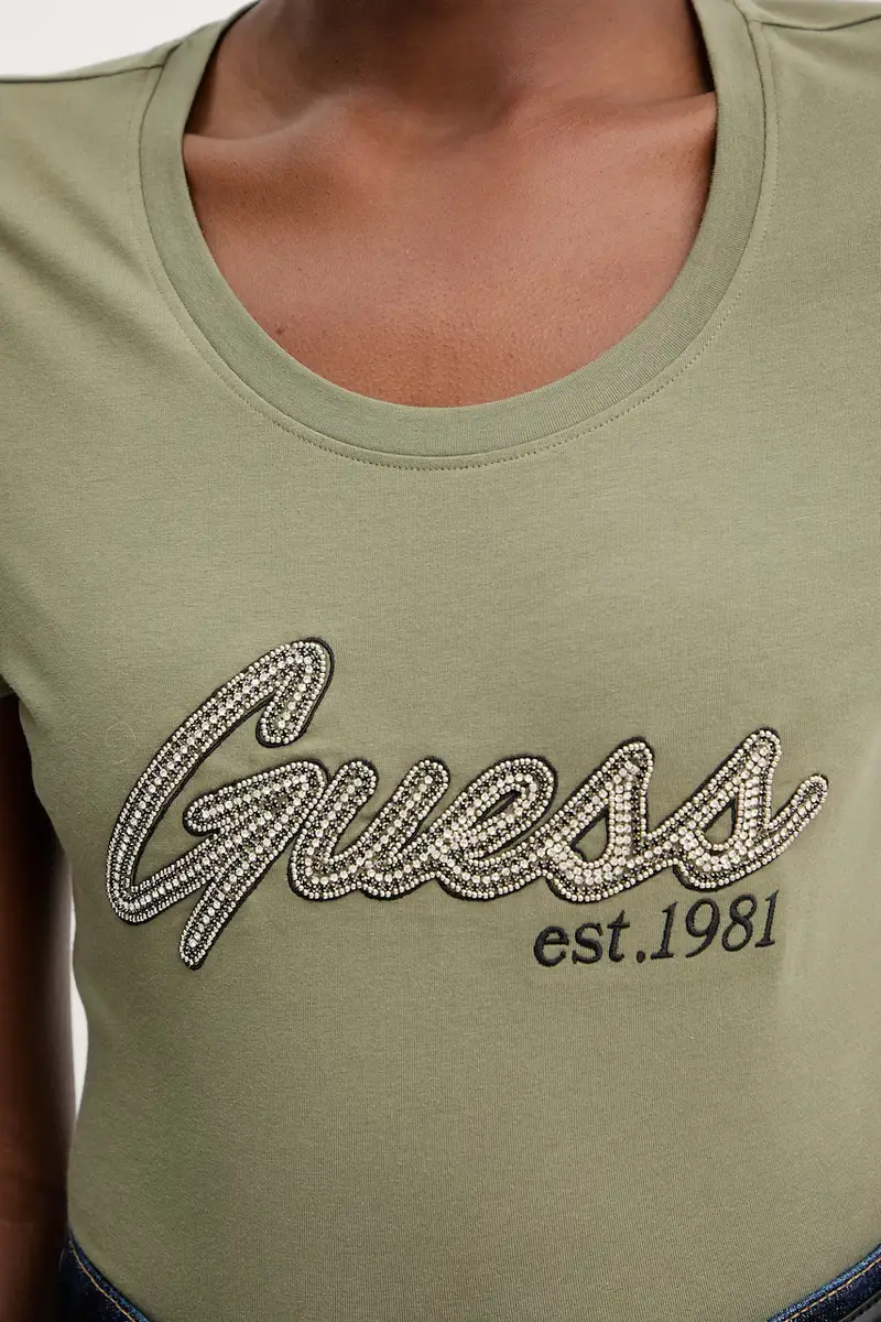 Guess T-shirt Donna Verde 3669559 miniatura 5