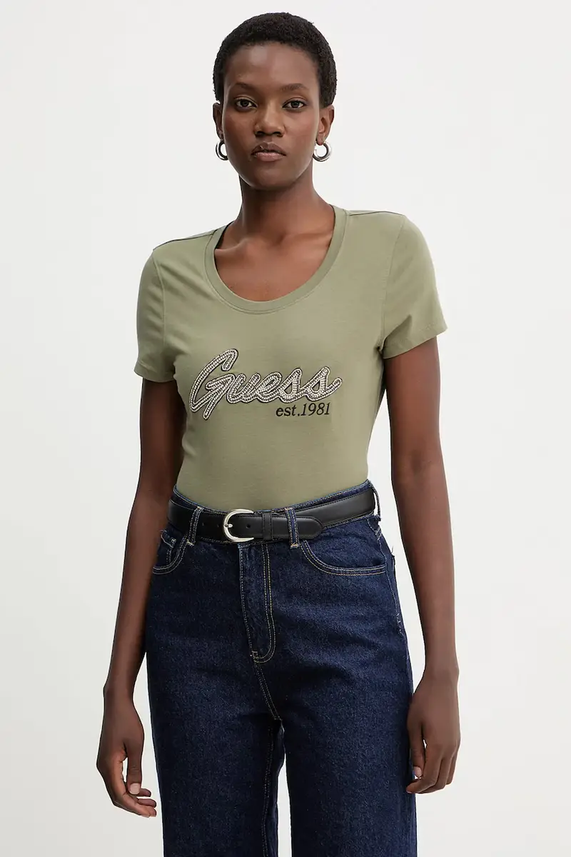 Guess T-shirt Donna Verde 3669559