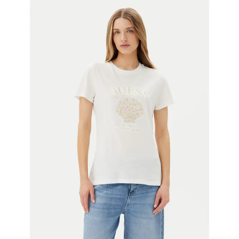 Guess T-shirt Bianco 3215608