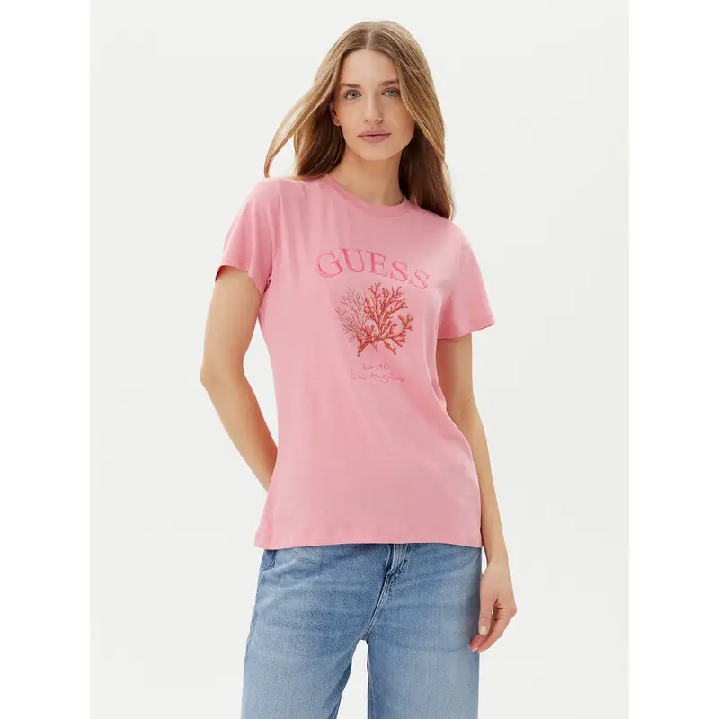 Guess T-shirt Rosa 3215609