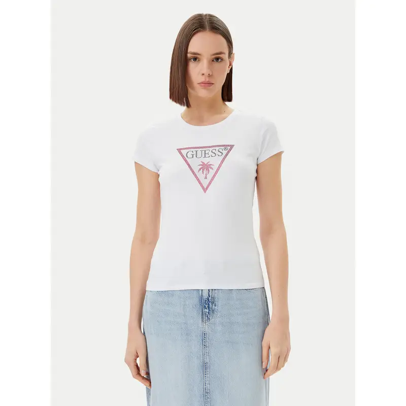 Guess T-shirt Bianco 3215613
