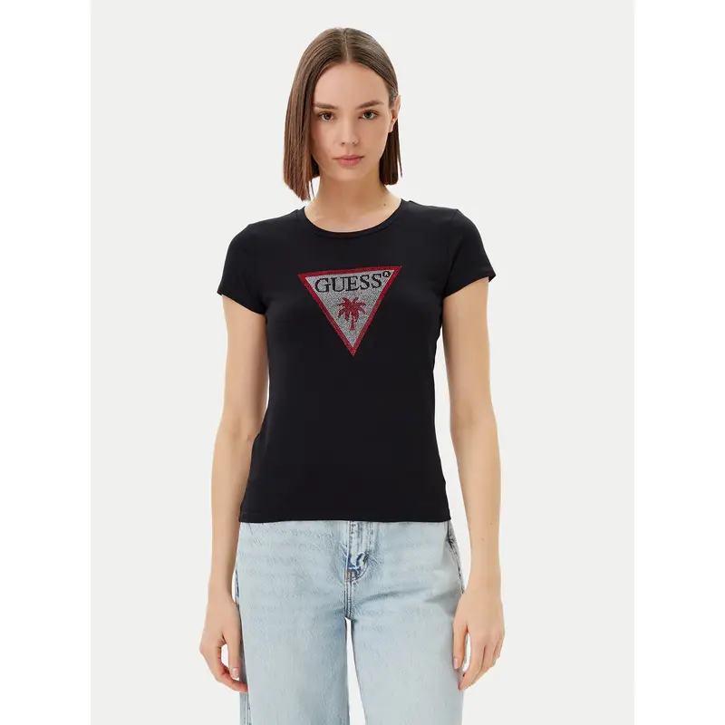 Guess T-shirt Nero 3215614