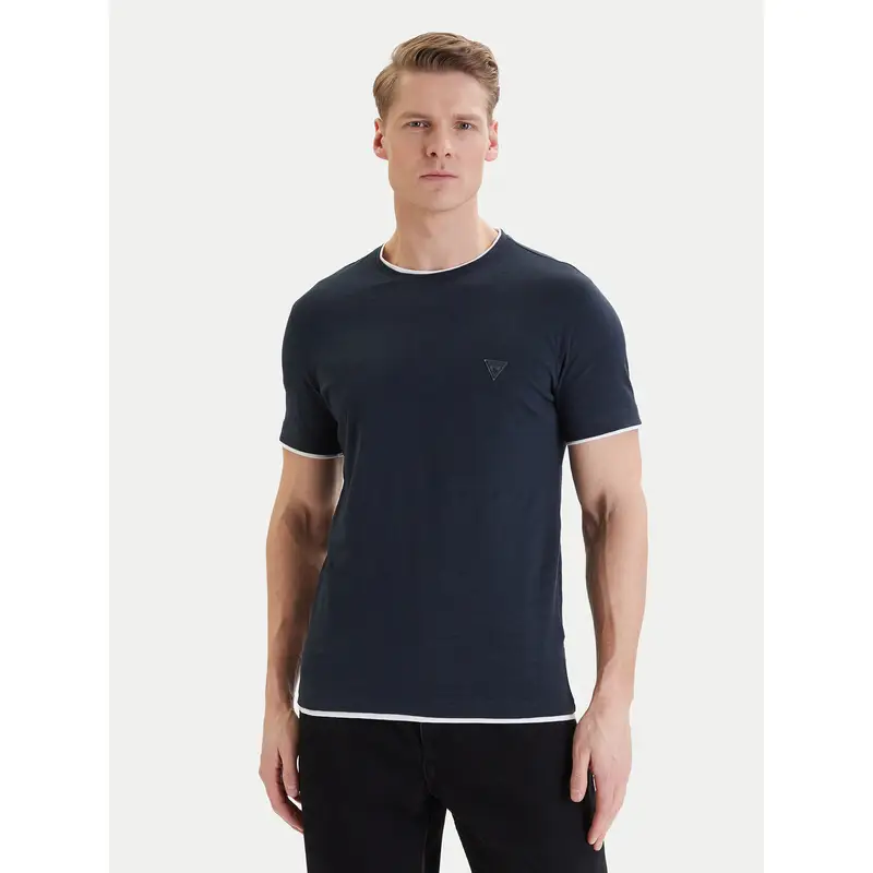 T-shirt F6GI06 K6XN4 Blu Slim Fit