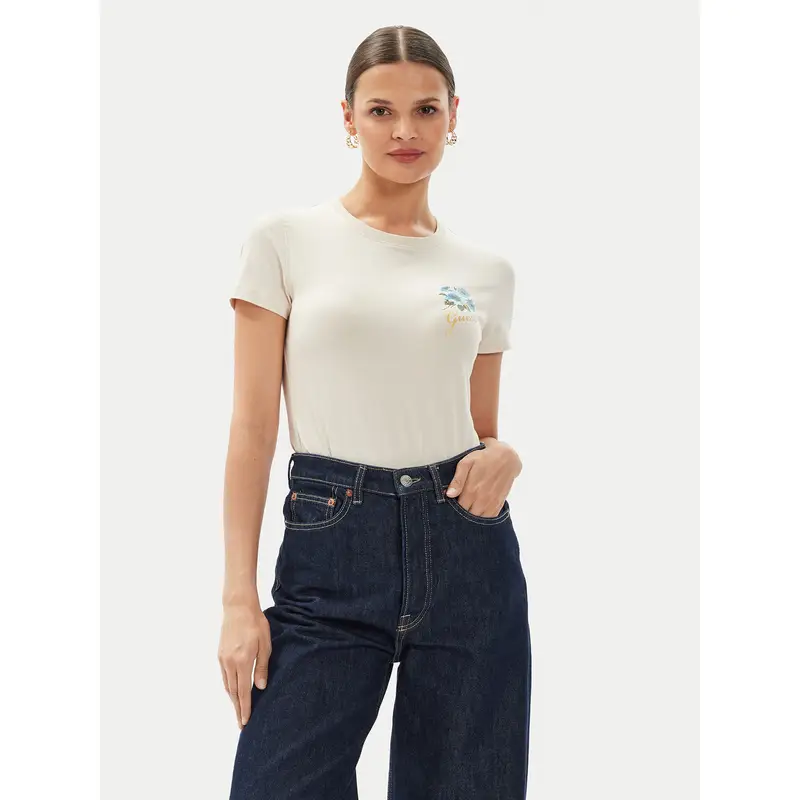 Guess T-shirt Giallo 3205810