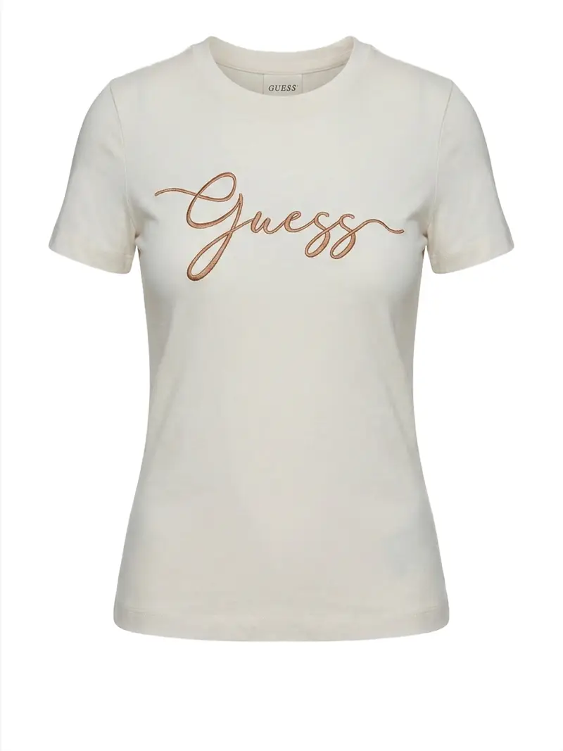 t-shirt guess circe da donna - bianco