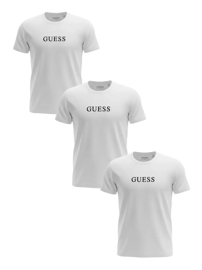t-shirt guess da uomo - bianco