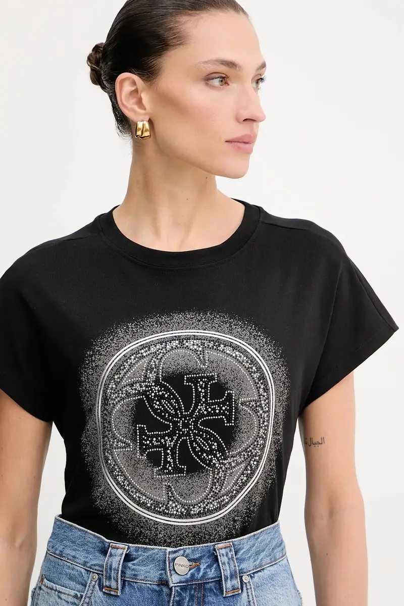 Guess T-shirt Donna Nero 2889844 miniatura 4