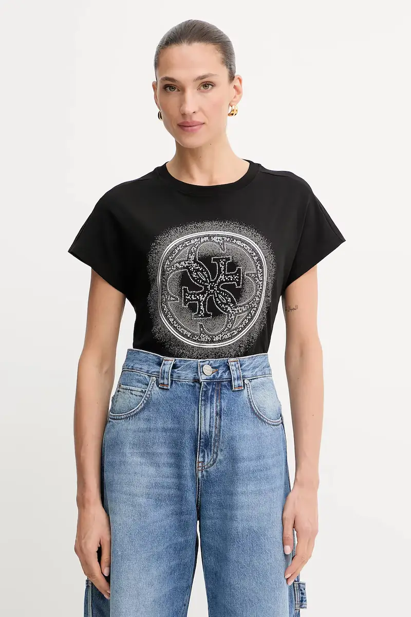 Guess T-shirt Donna Nero 2889844