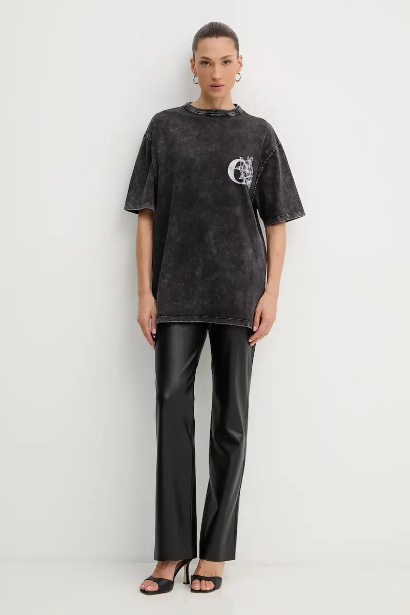 Guess T-shirt Donna Grigio 3611850 miniatura 2