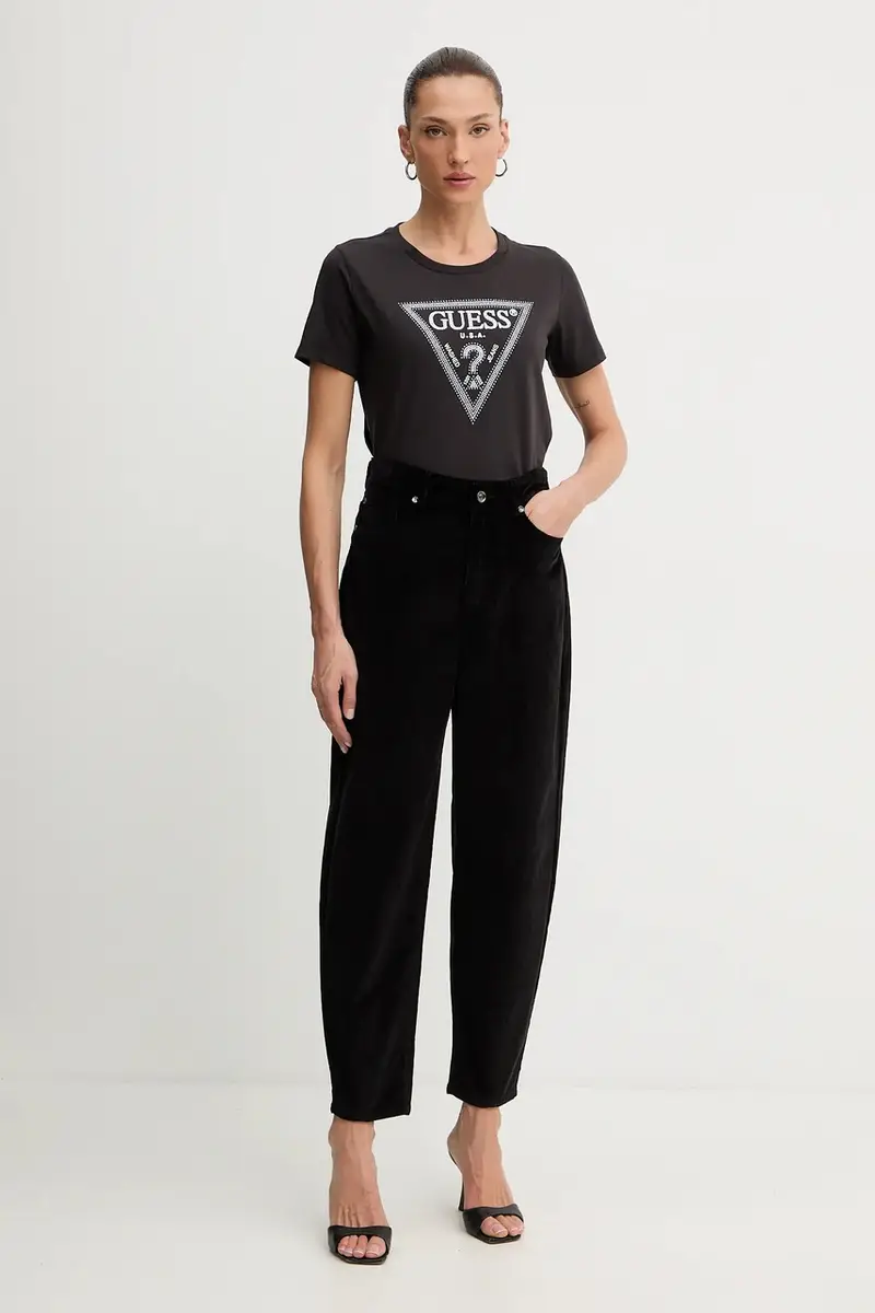 Guess T-shirt Donna Marrone 3620460 miniatura 2