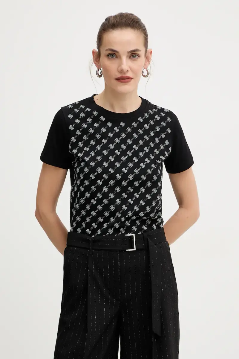 Guess T-shirt Donna Nero 3847312