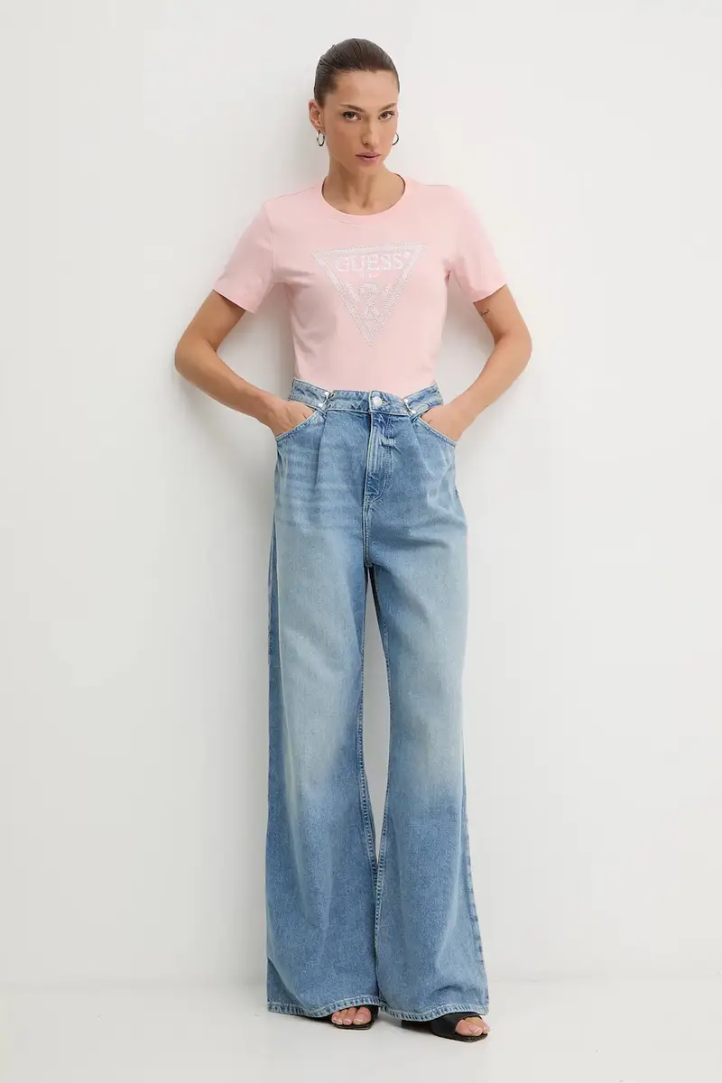 Guess T-shirt Donna Rosa 3663700 miniatura 2