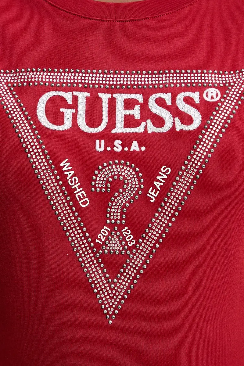 Guess T-shirt Donna Rosso 3667289 miniatura 5