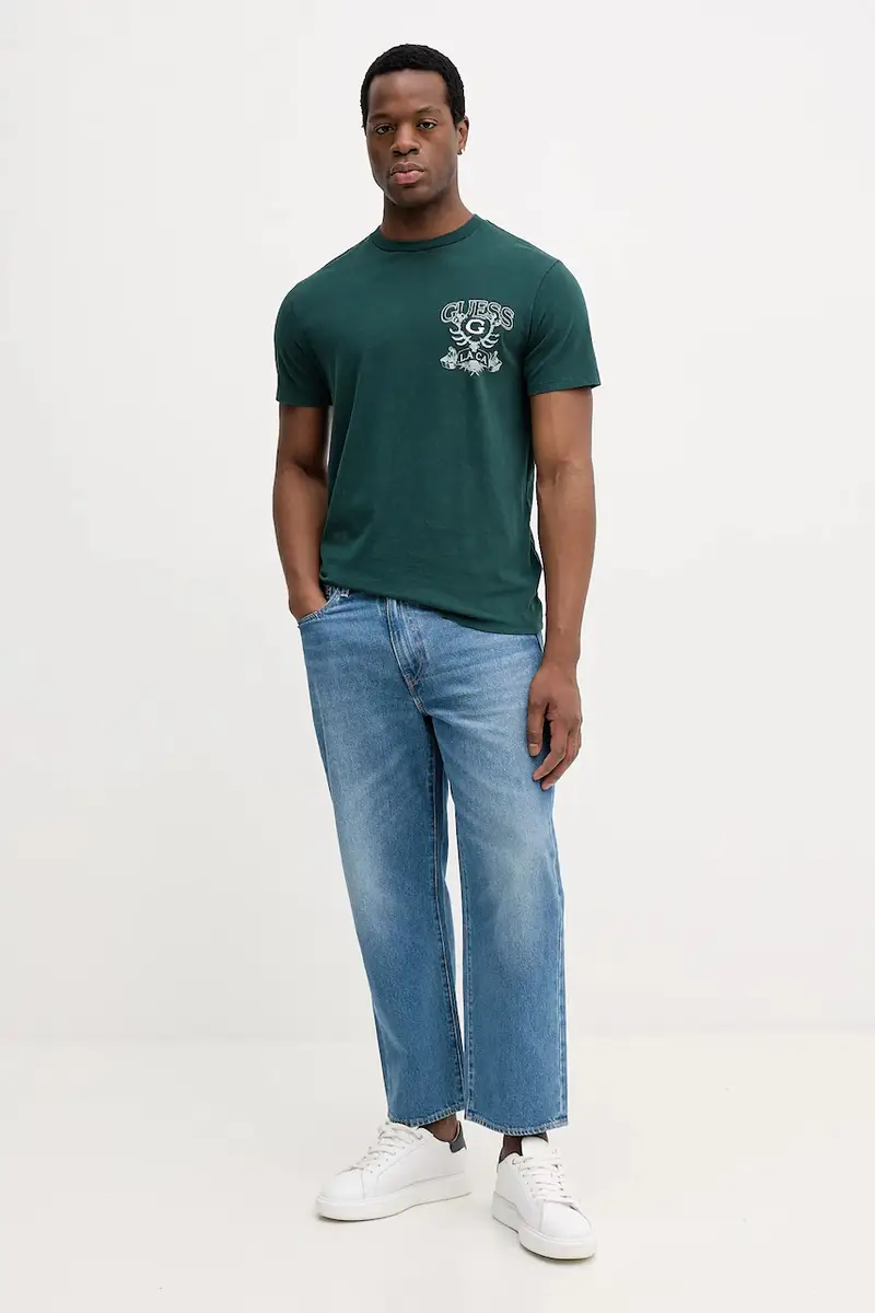 Guess T-shirt Verde 3958399 miniatura 2