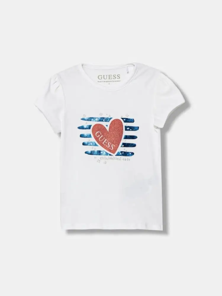 Guess T-shirt Bianco 4370363