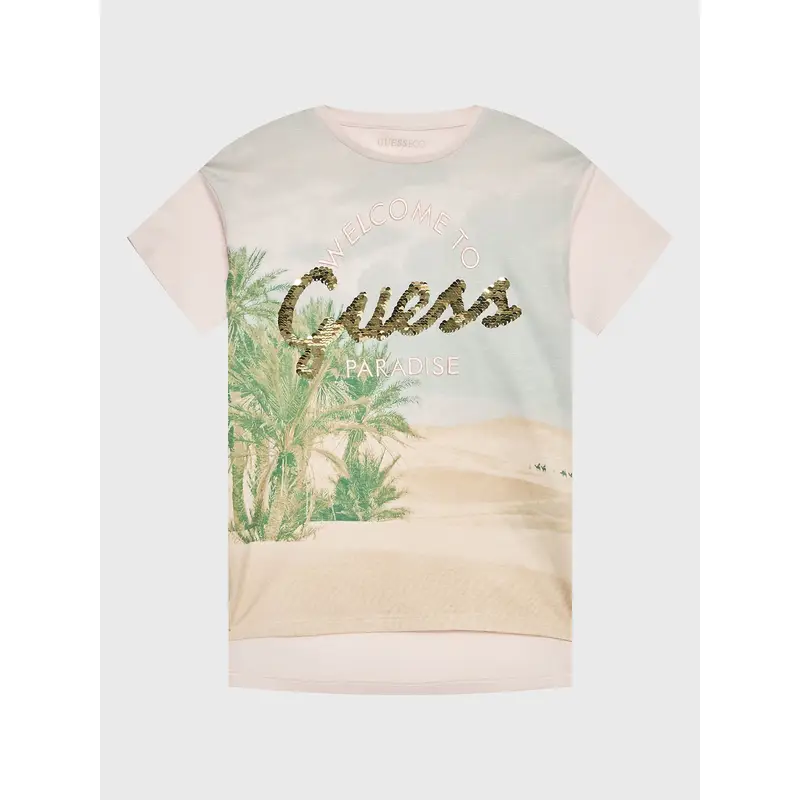 Guess T-shirt Beige 3202143