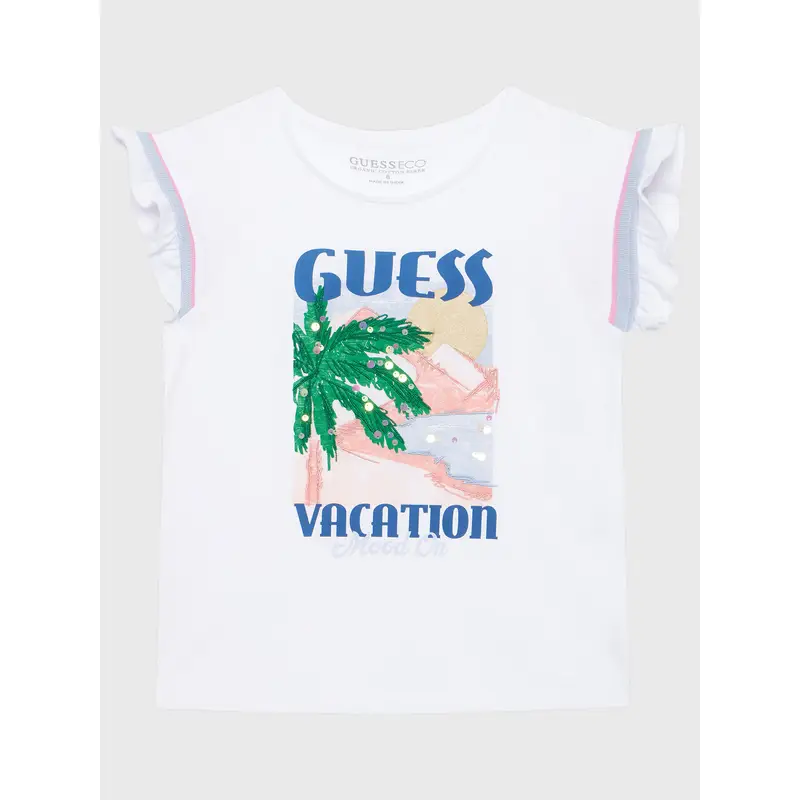 Guess T-shirt Bianco 3202146