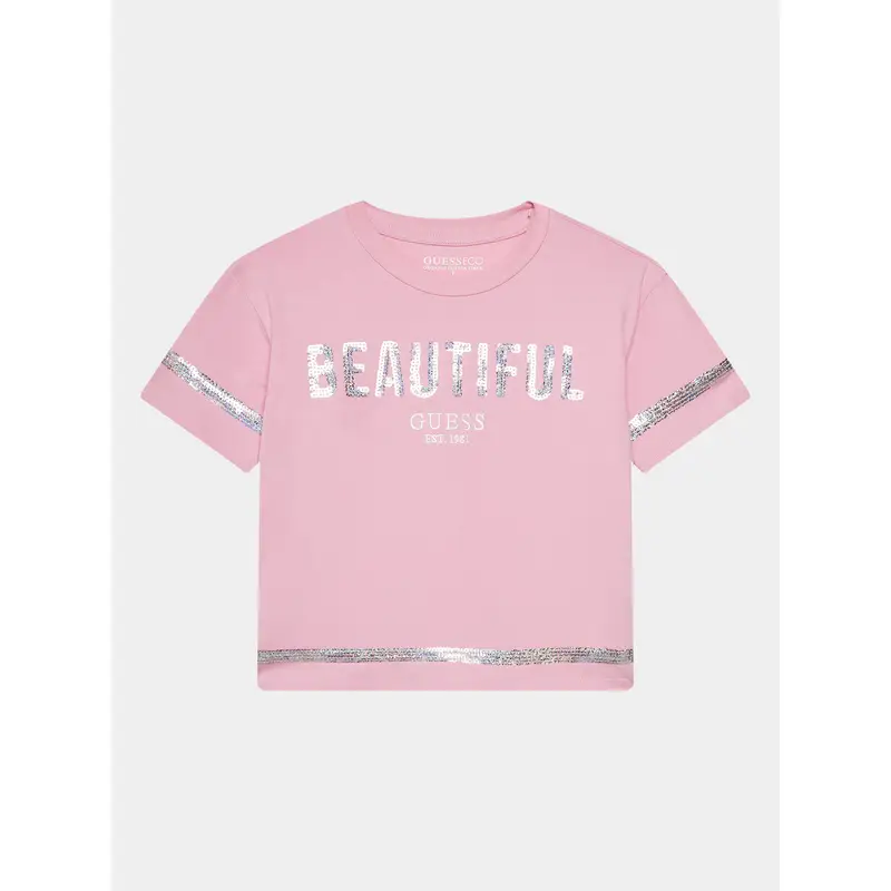 Guess T-shirt Rosa 3203514