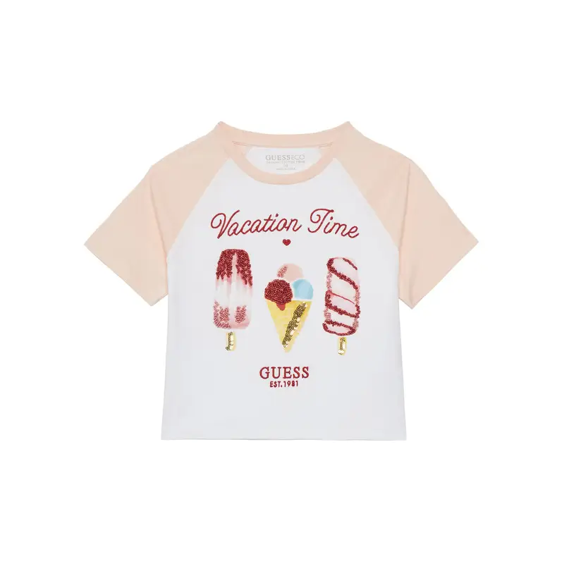 Guess T-shirt Bianco 3215691