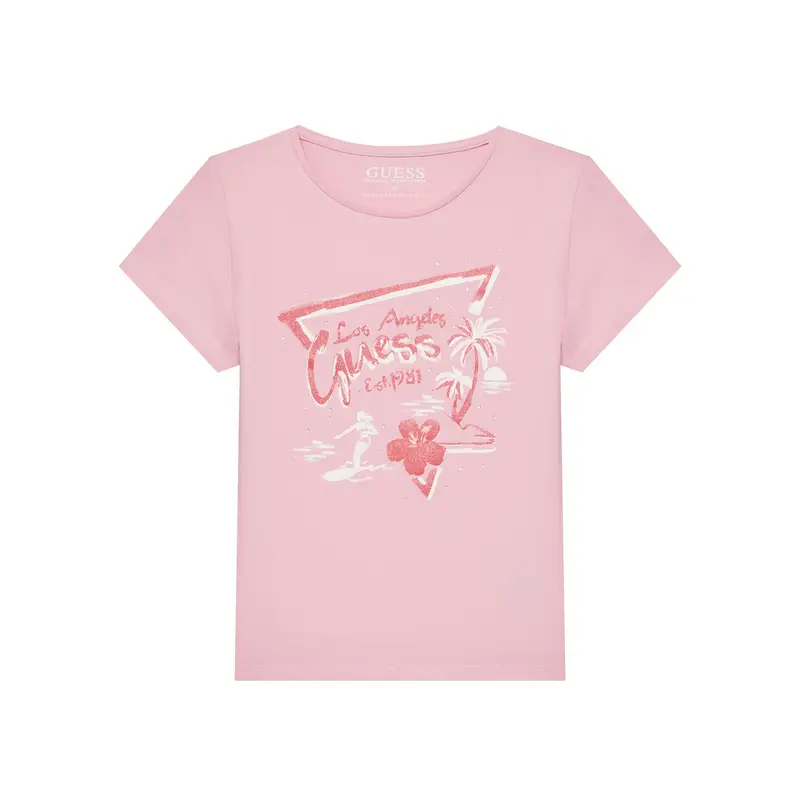 Guess T-shirt Rosa 3216035