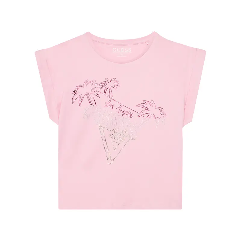 Guess T-shirt Rosa 3216037