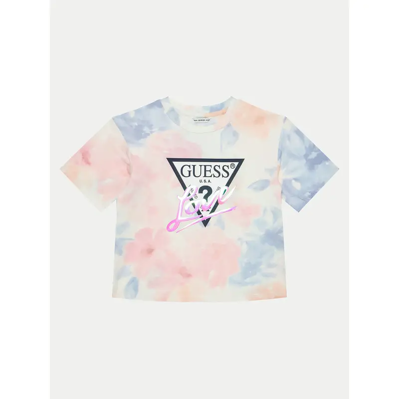 T-shirt J5RI05 K6YW4 Multicolore Boxy Fit