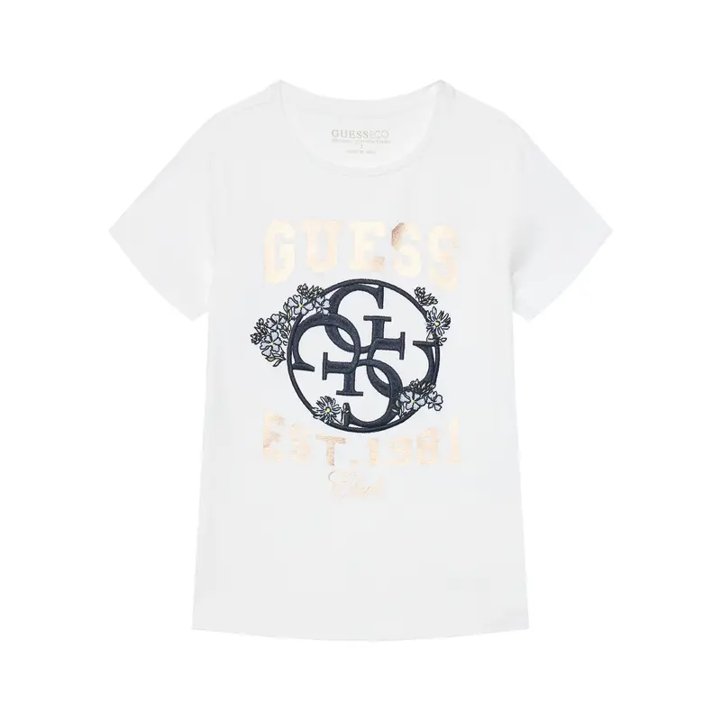 Guess T-shirt Bianco 3224221