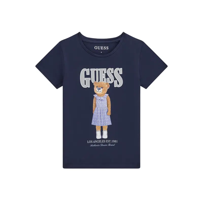 T-shirt J6GI04 K6YW4 Blu scuro Regular Fit