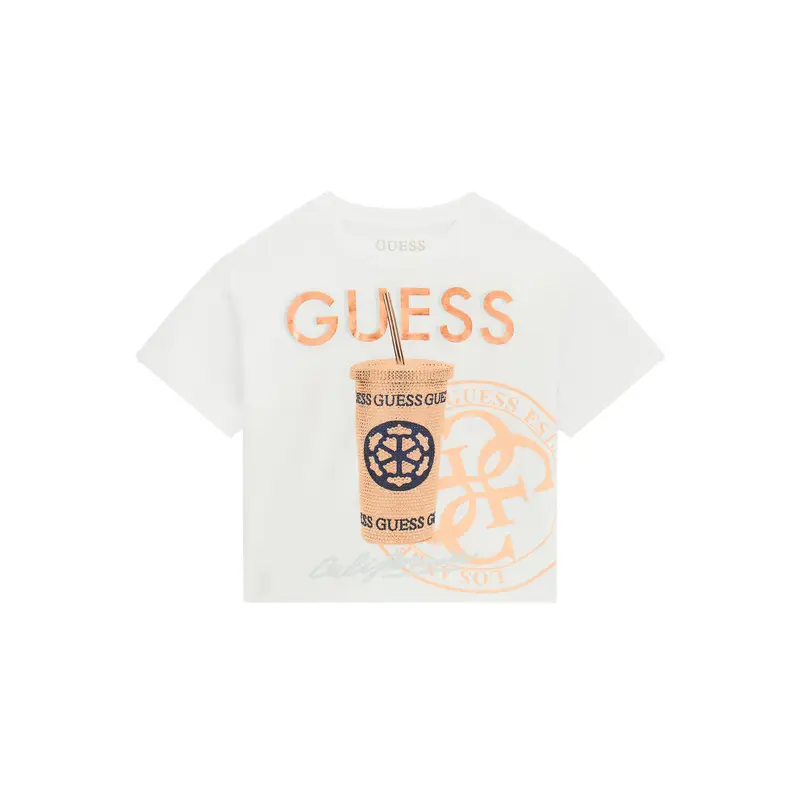 T-shirt J6GI06 K6YW4 Bianco Relaxed Fit