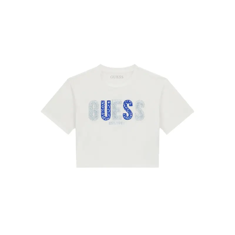 T-shirt J6GI07 K6YW4 Bianco Relaxed Fit