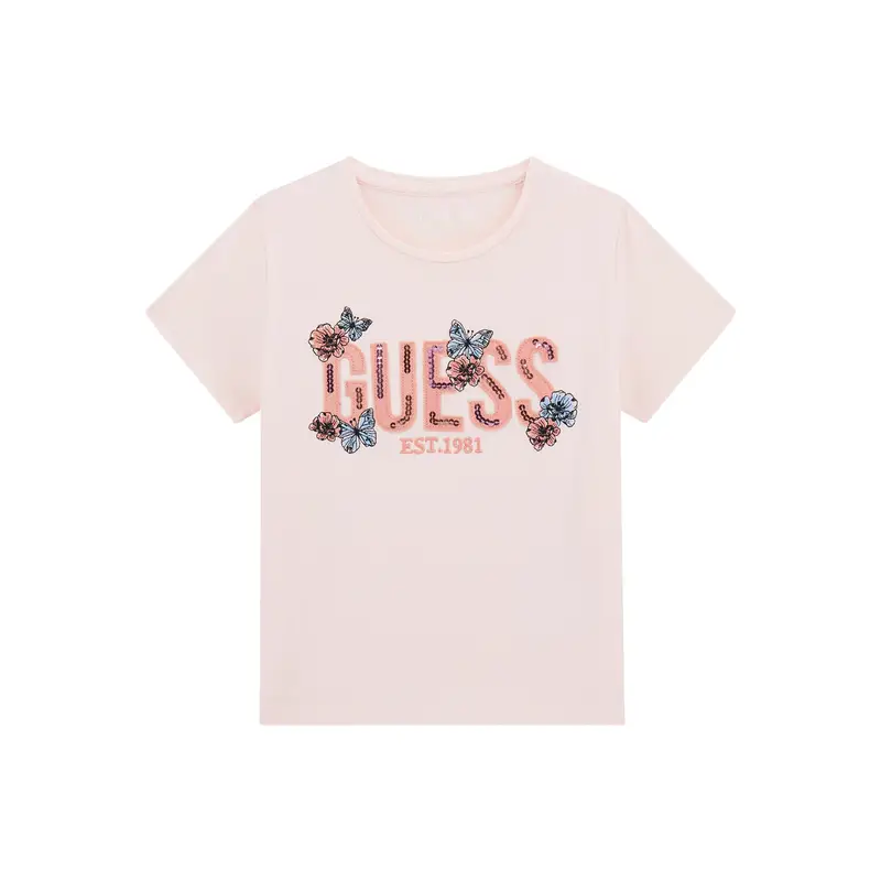 Guess T-shirt Rosa 4156218