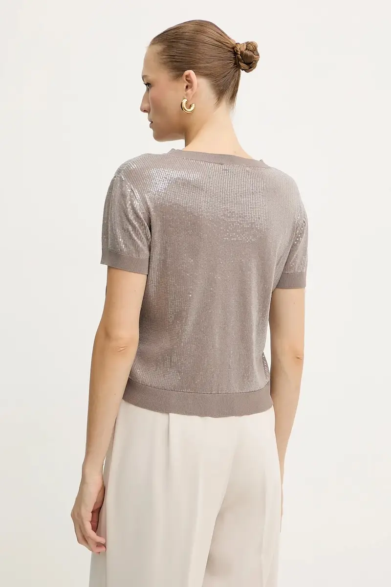 Guess T-shirt Donna Beige 2519924 miniatura 3