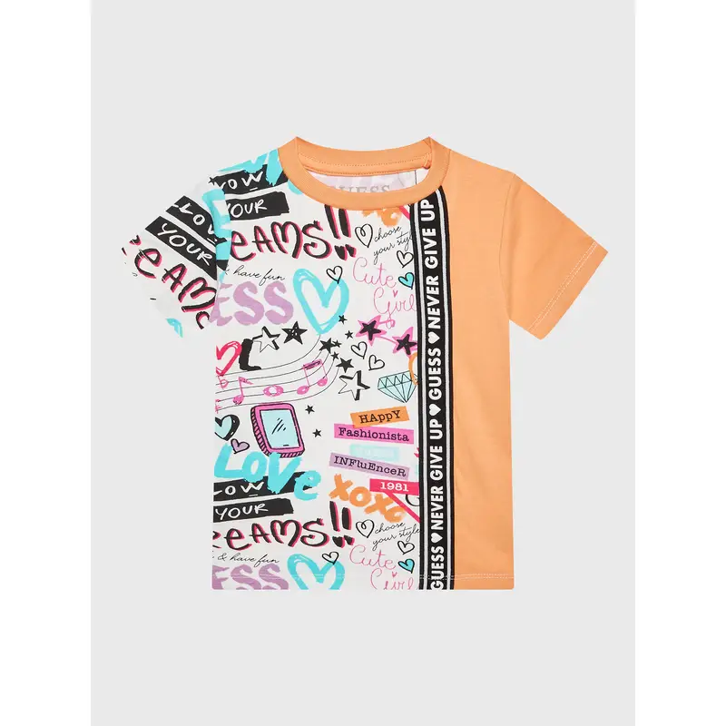 Guess T-shirt Arancione 3201953